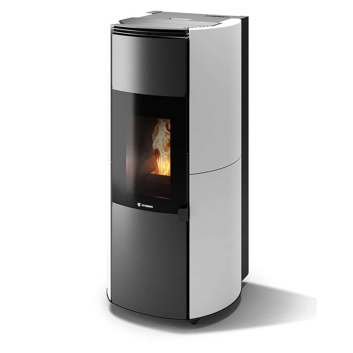CS Thermos : poêle à granulés Arianna 12 Plus perle brillant